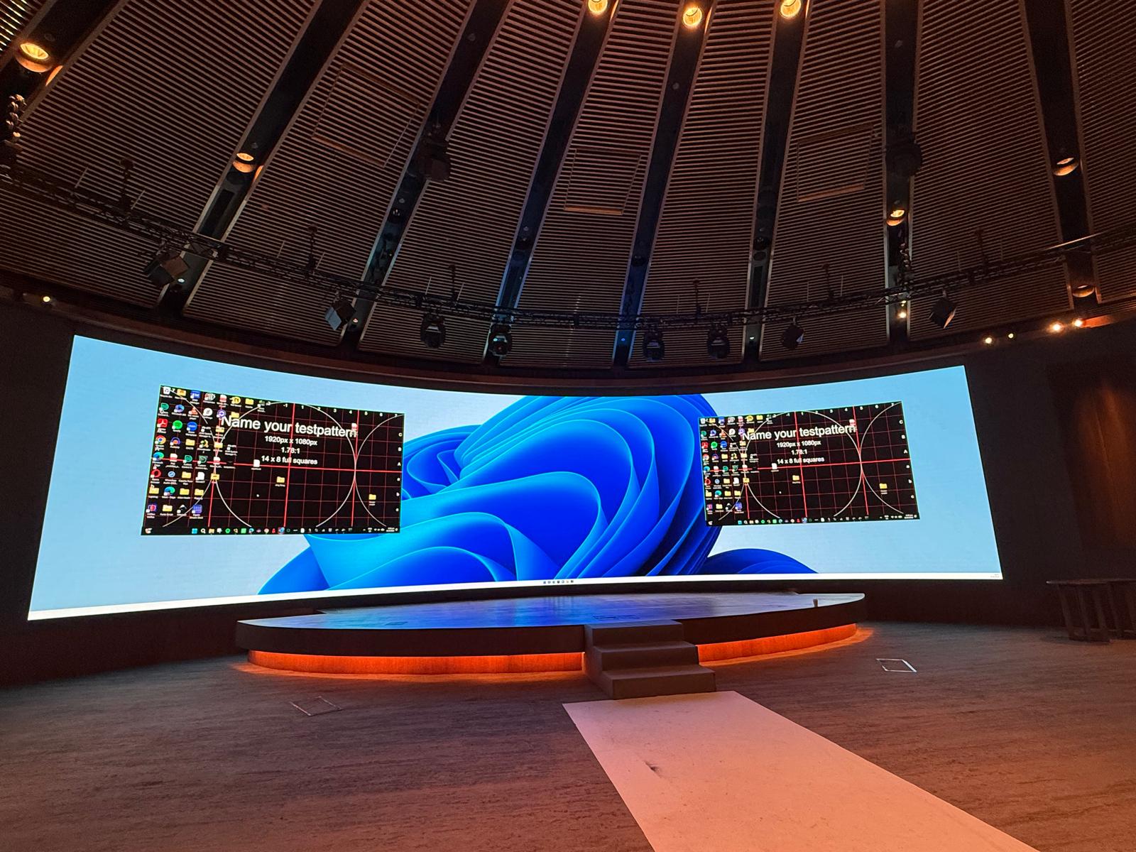 Absen NX1.8 indoor LED wall and professional video system at Capella Singapore